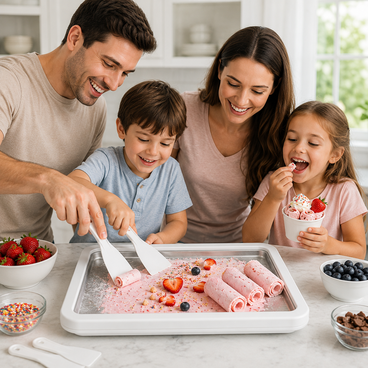 RollCream Pro — Máquina de helados enrollados en casa