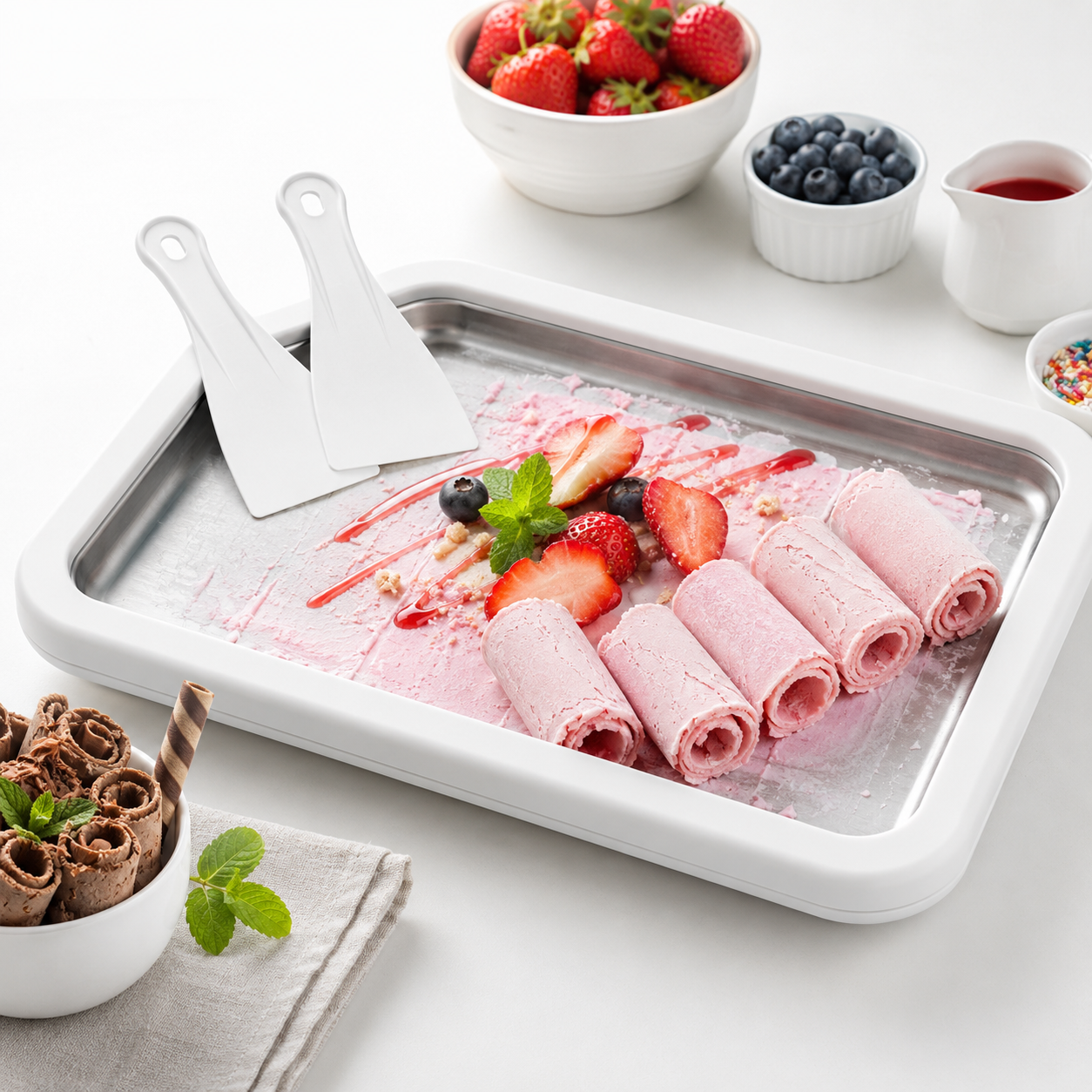 RollCream Pro — Máquina de helados enrollados en casa