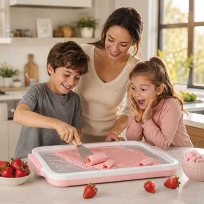 RollCream Pro — Máquina de helados enrollados en casa