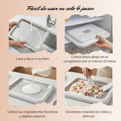 RollCream Pro — Máquina de helados enrollados en casa